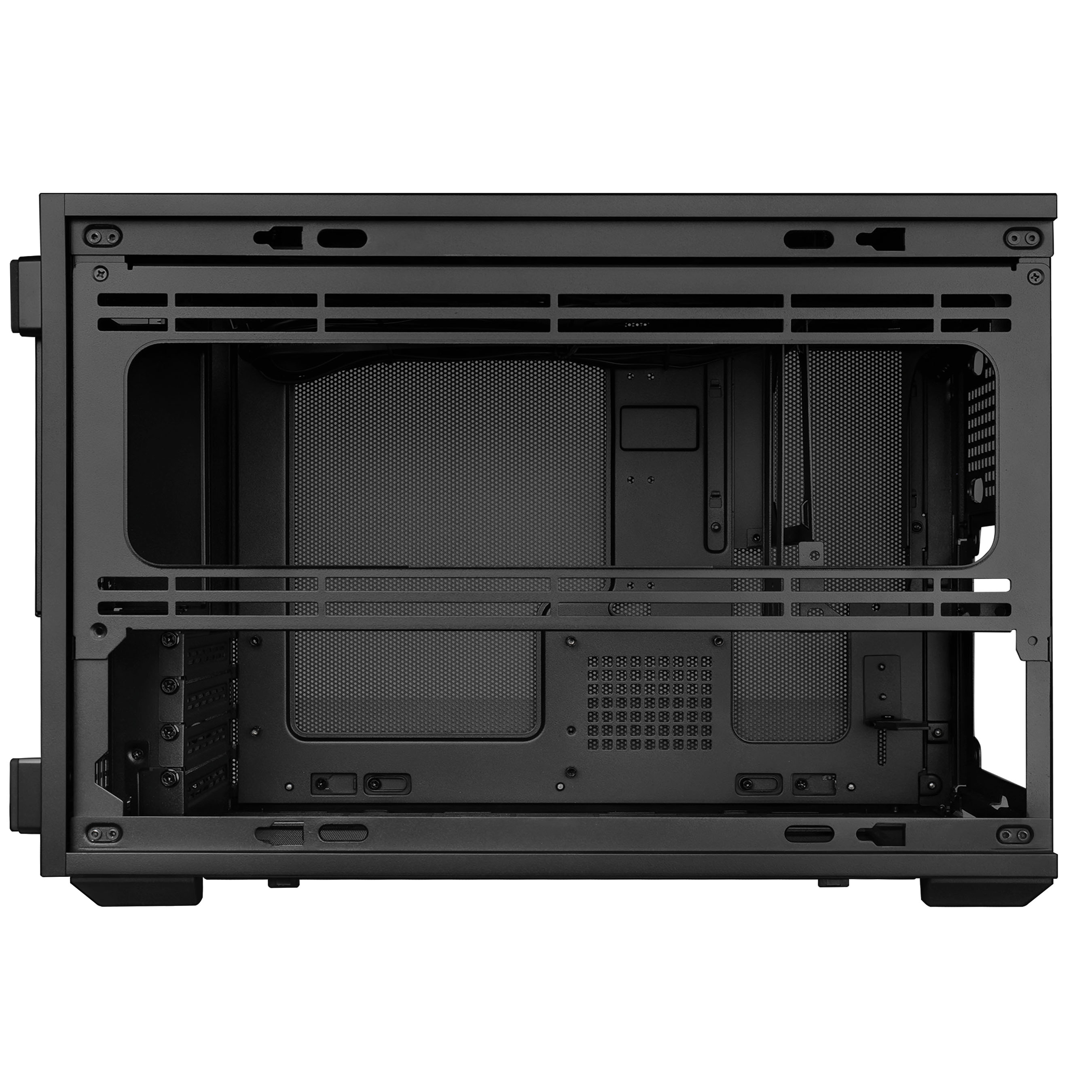 Diseño flexible de la caja de PC Lian Li B4 Edición Black Walnut