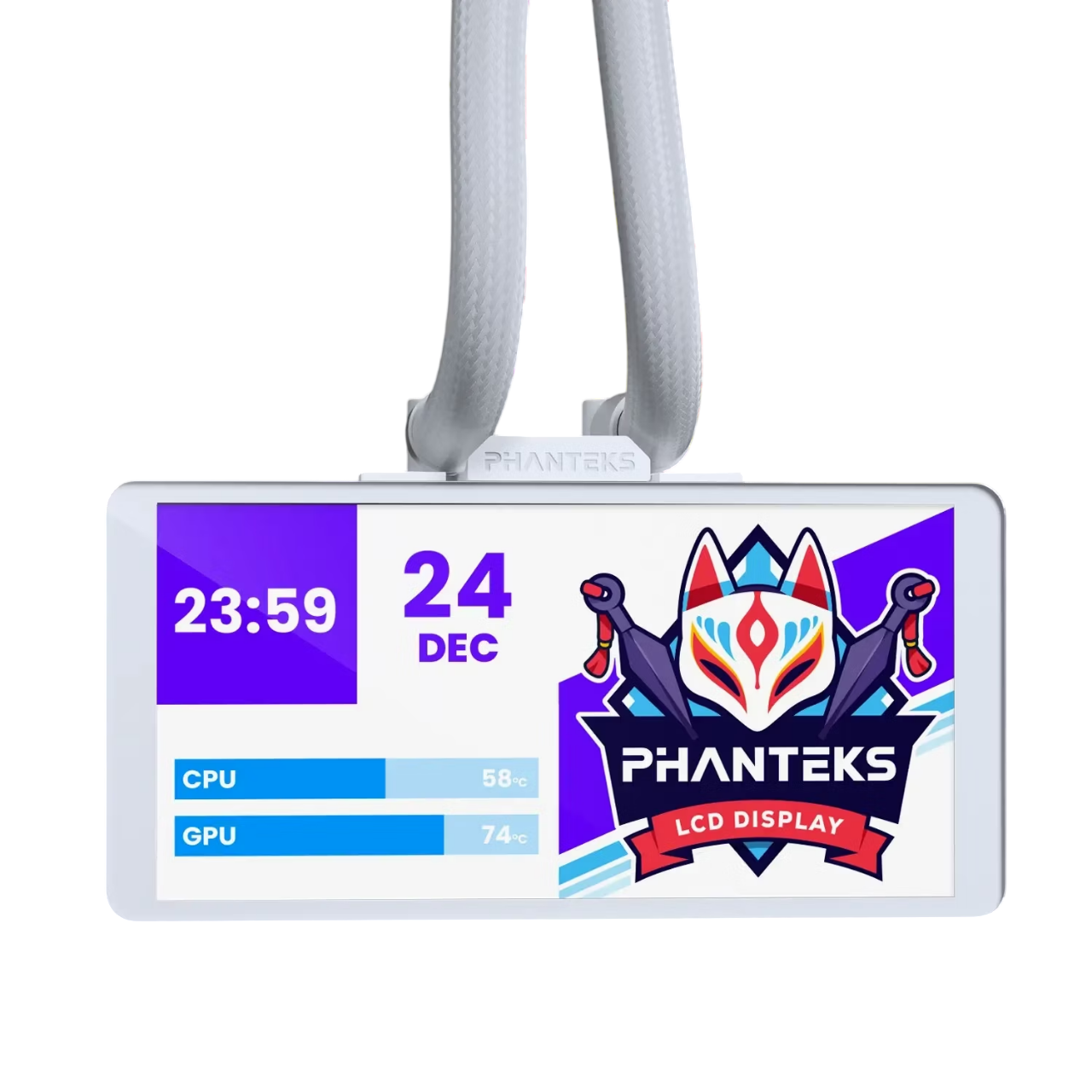 Pantalla del AIO con diferentes widgets