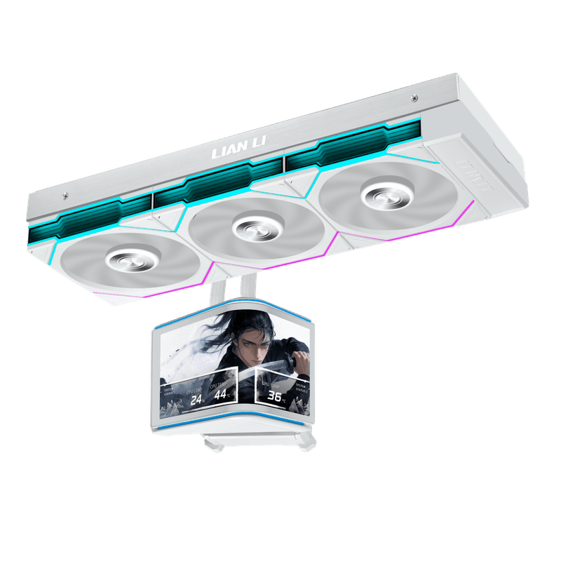 Pantalla OLED del Lian Li HydroShift II OLED Curved