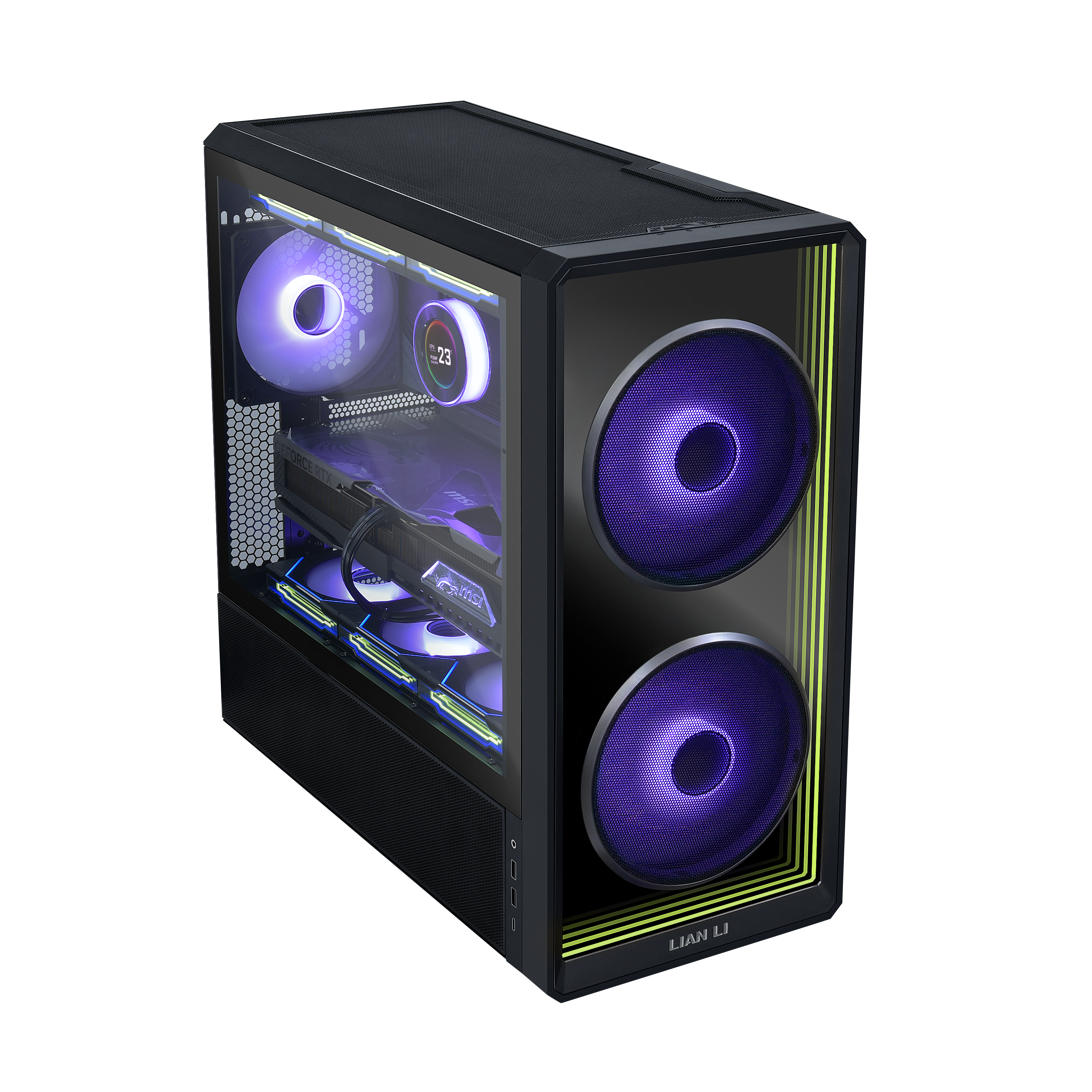 PC construido usando la LANCOOL 217 INF