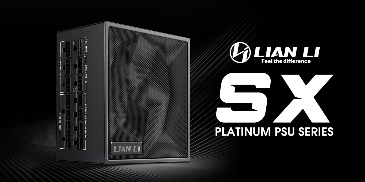 Banner de la Fuente de Alimentación Lian Li Serie SX