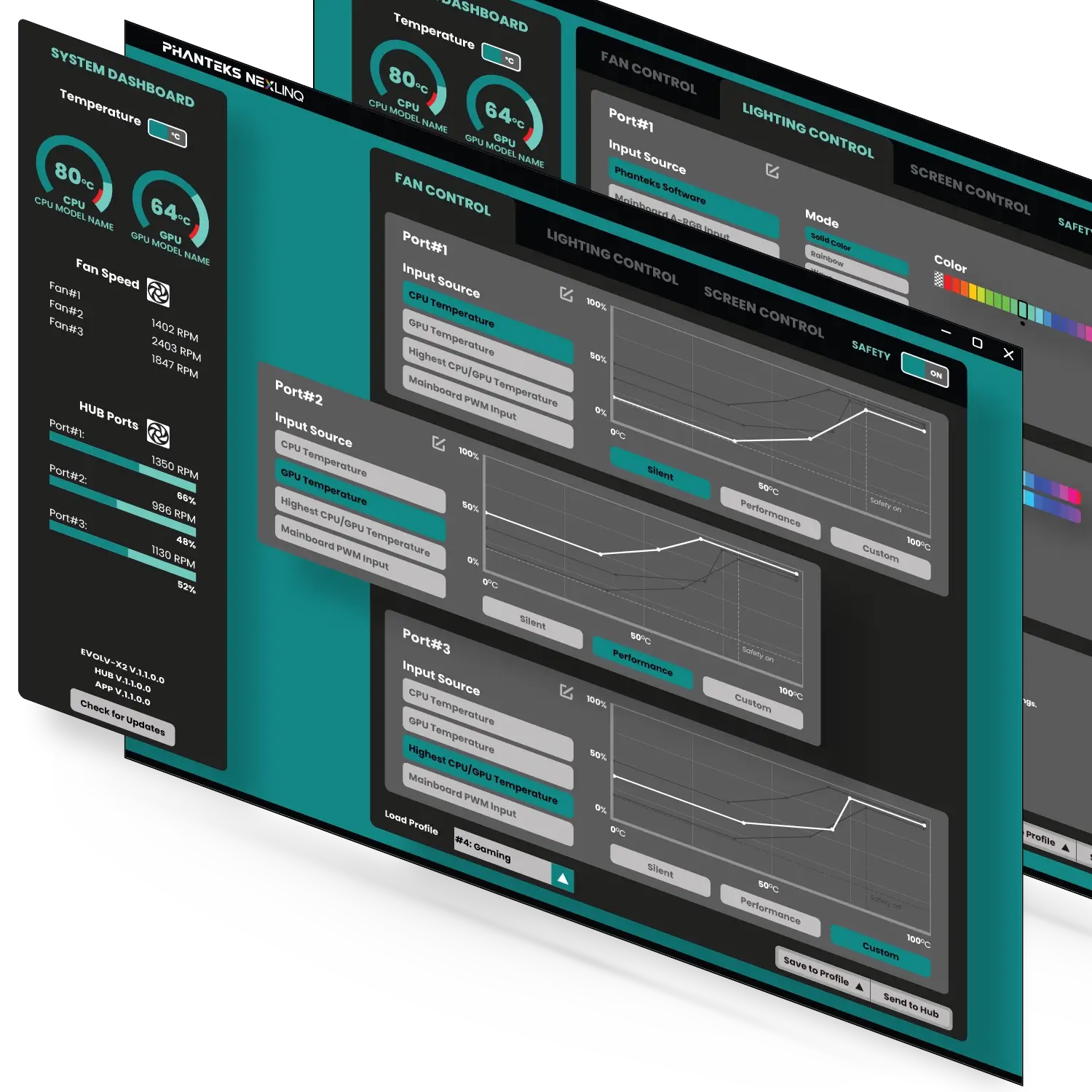 Phanteks Matrix Screen 600 Leds