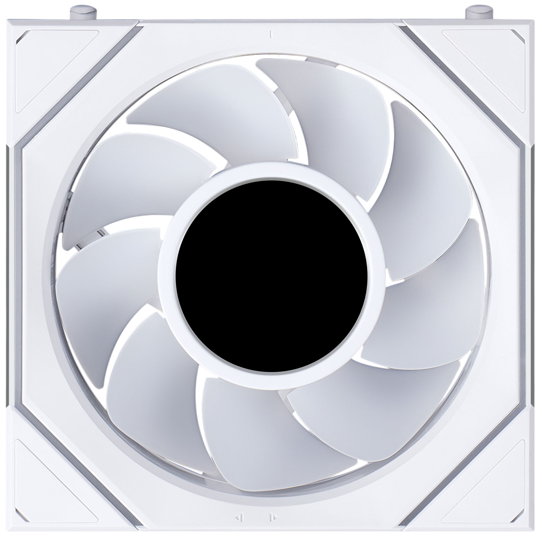 Vista frontal de un ventilador de la serie Lian Li FLEX