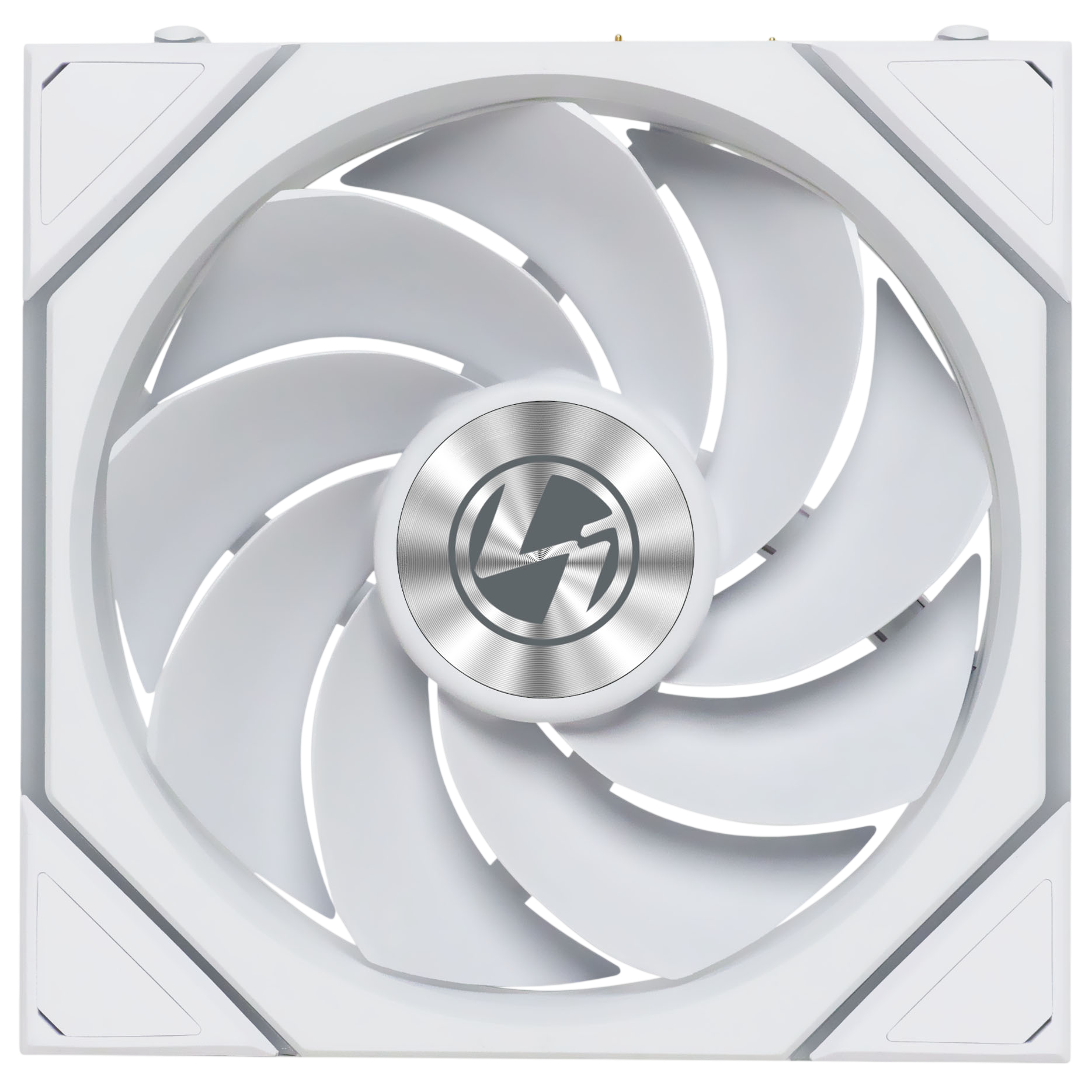 Vista frontal de un ventilador Lian Li serie FLEX
