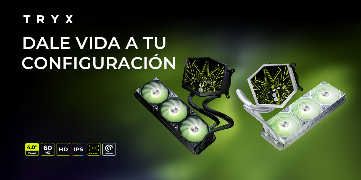 Water Cooler CPU TRYX STAGE ARGB 360mm Blanco