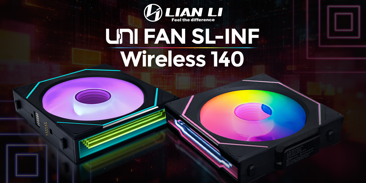 Ventoinha Lian Li UNI FAN SL140 Infinity Wireless