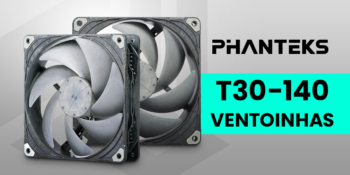 Phanteks Ventilador T30 PWM 140mm