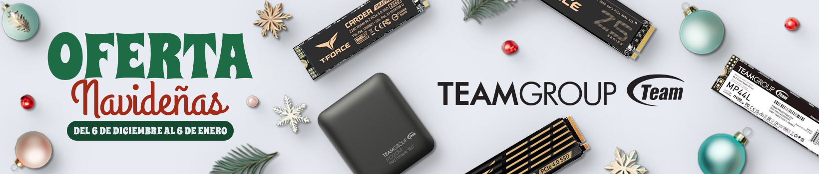 Xmas Sales - Teamgroup Armazenamento