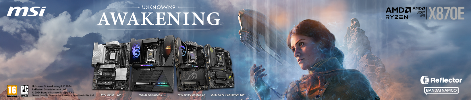 Compra uma Motherboard selecionada e recebe Unknown9 Awakening