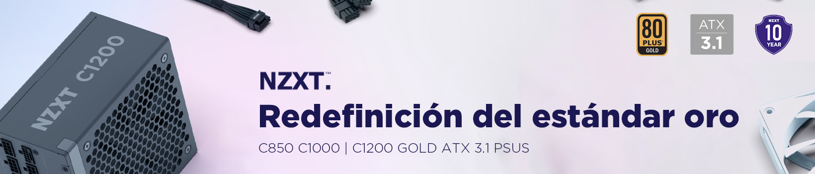 Conoce las nuevas fuentes de alimentación NZXT ATX 3.1