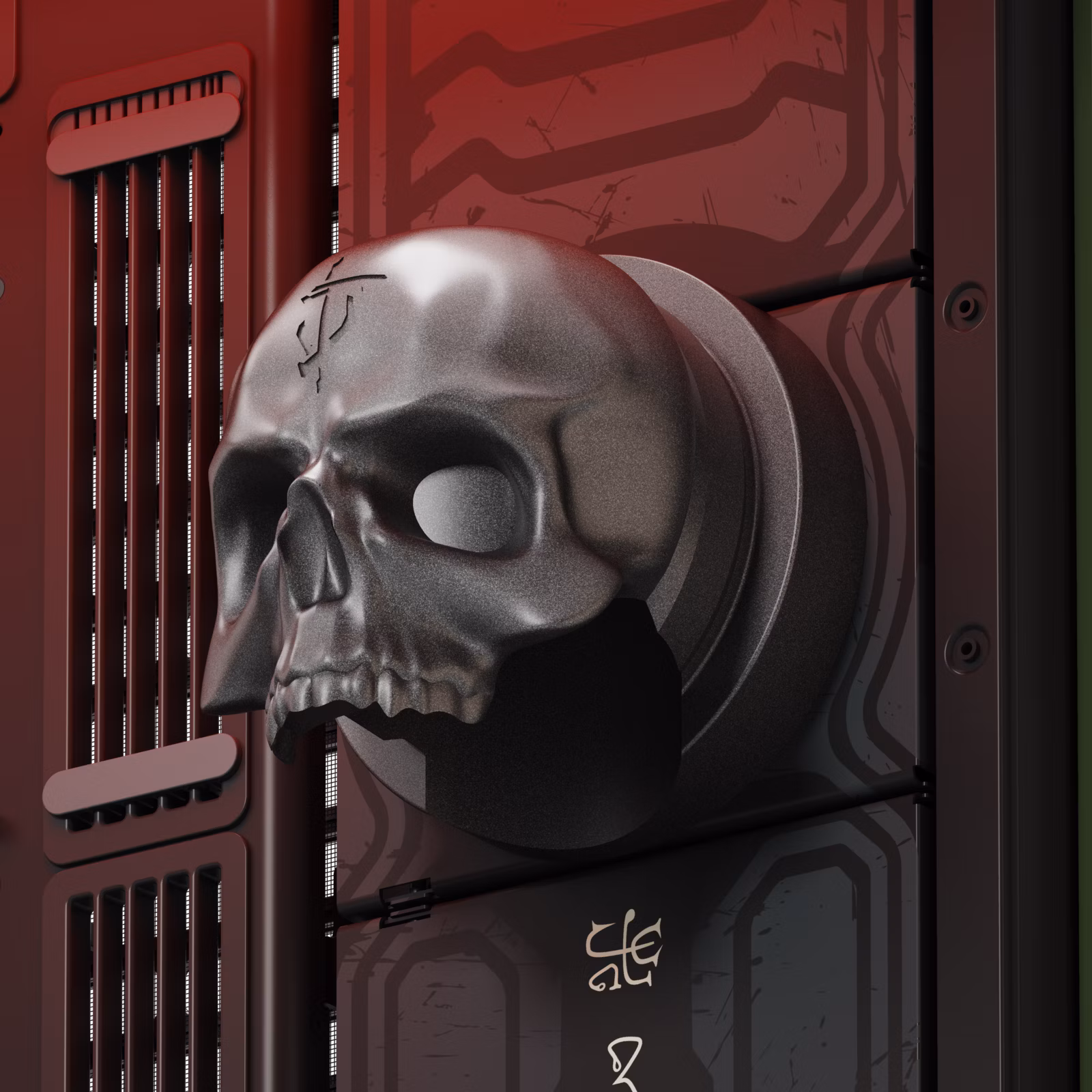 Caja PC HAVN HS 420 DOOM: The Dark Ages Edition