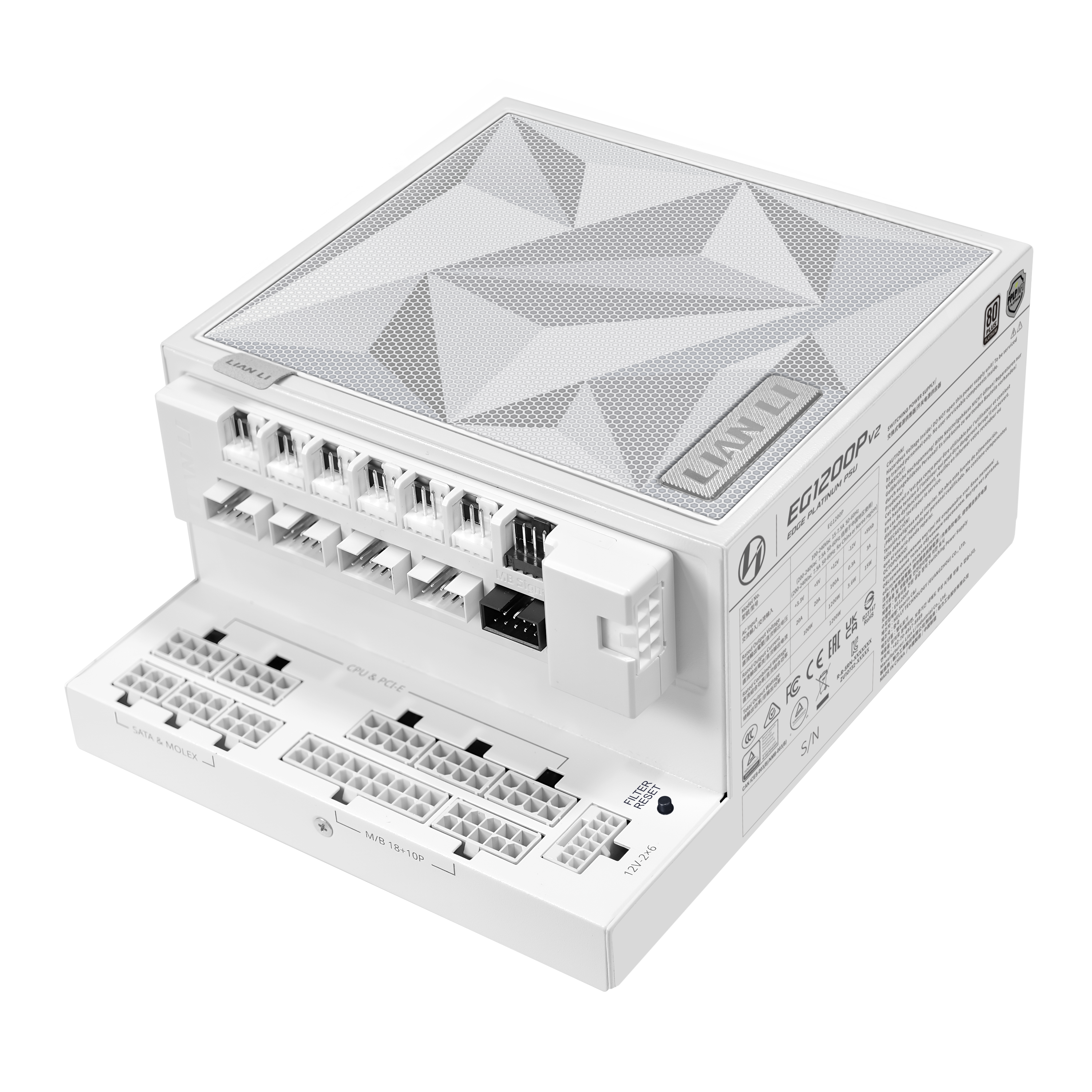 Fuente Lian Li EDGE Platinum V2 1200W con hub