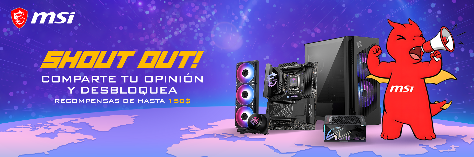 Shout Out MSI Recompensas de hasta 150$ steam