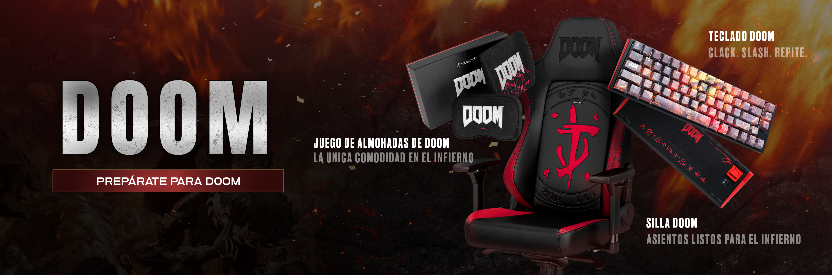 Compra productos DOOM en Caseking y prepárate para el lanzamiento del juego
