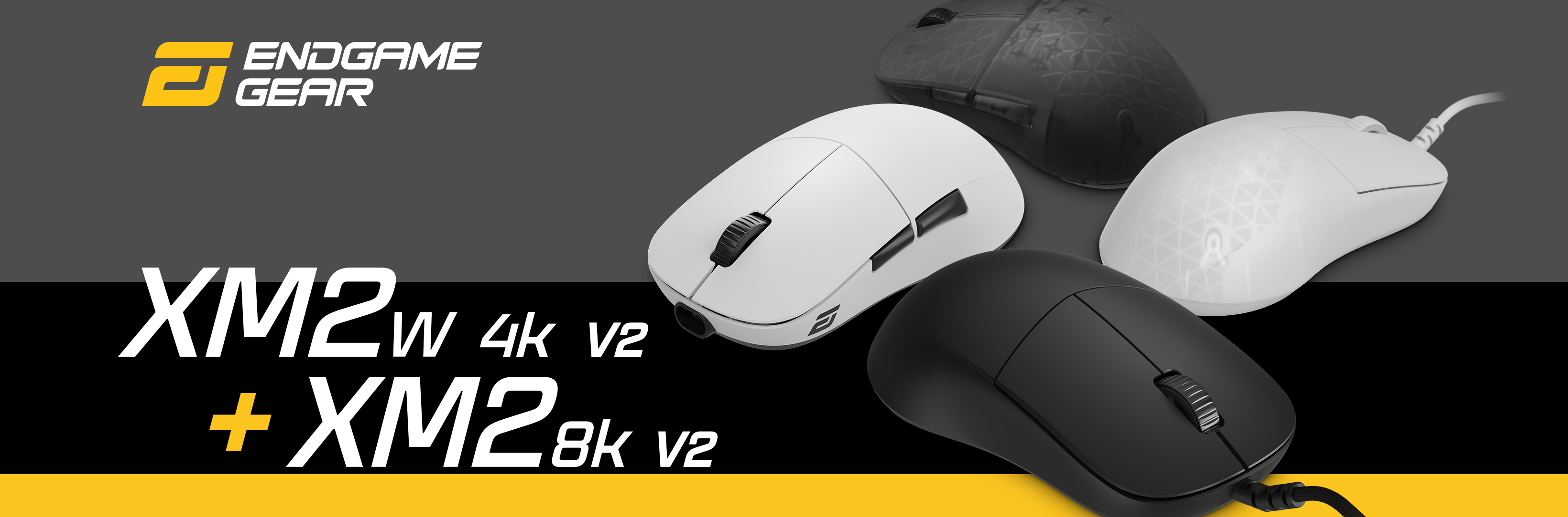 Picture of Conoce los nuevos ratones Endgame Gear XM2 8k v2 + XM2w 4K v2