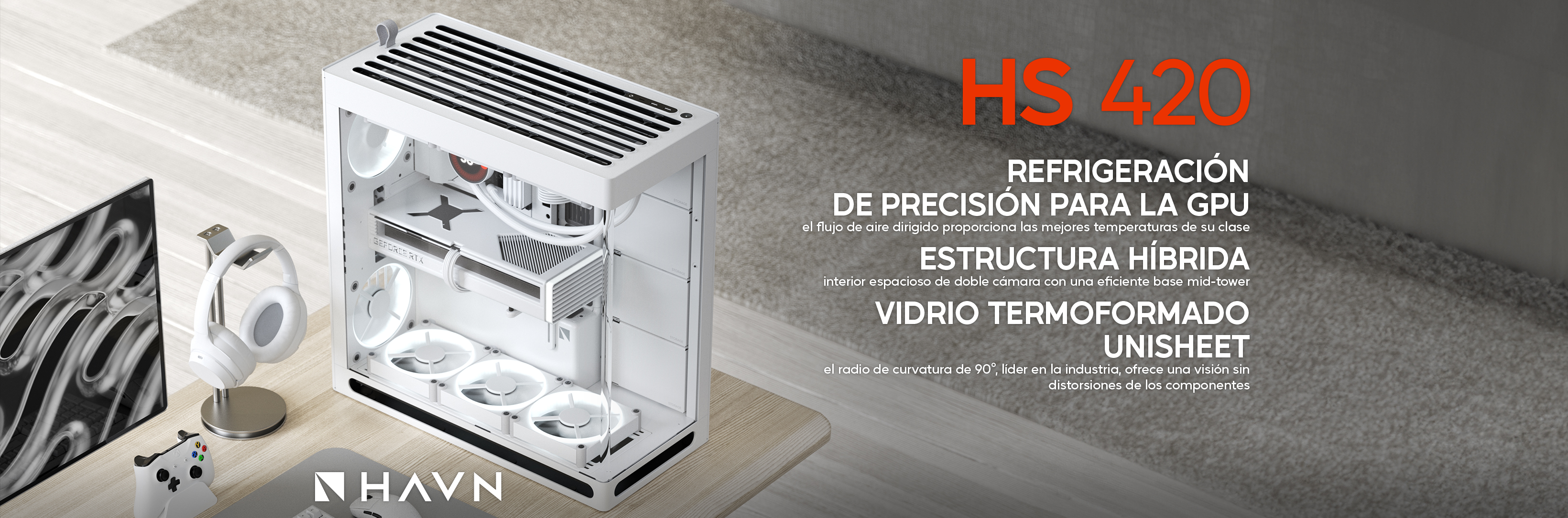 Nuevas cajas para PC de HAVN, HS 420 Base y VGPU