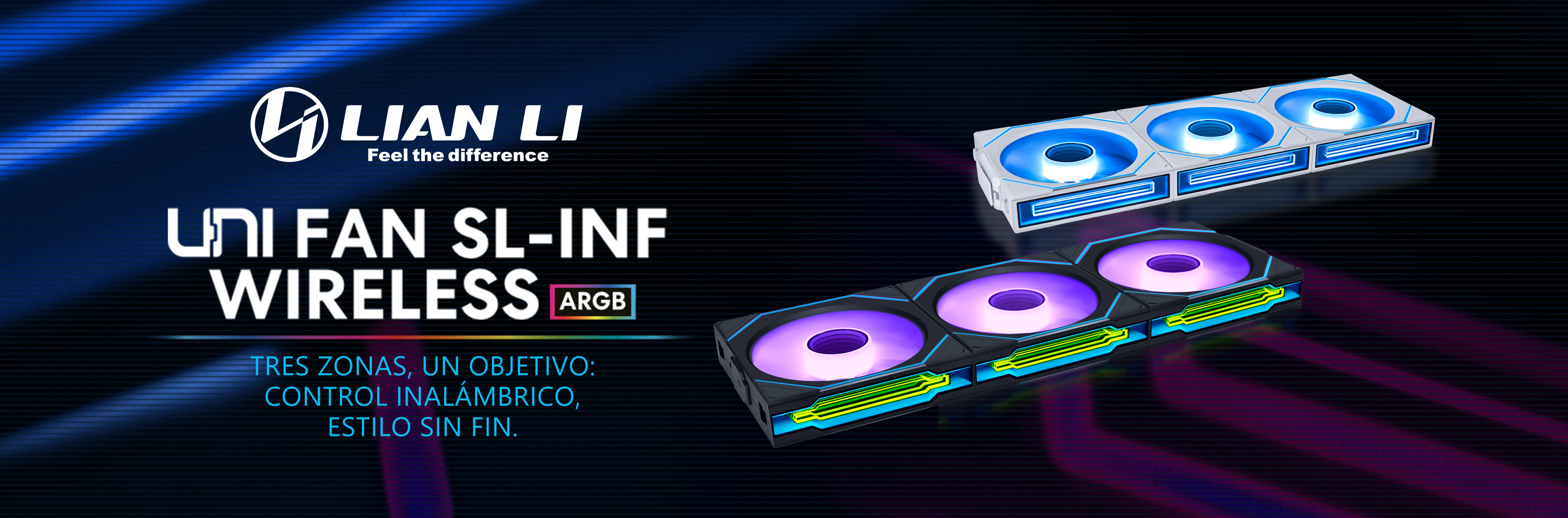 Conoce los nuevos ventiladores Lian Li UNI FAN SL Infinity Wireless