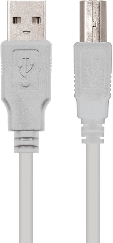 Picture of Picture of Cable USB 2.0 Nanocable USB-A/M para USB-B/M 1.8 M