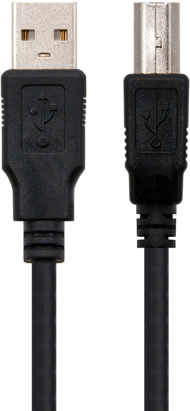 Picture of Picture of Cable USB 2.0 Impressora Nanocable USB-A/M para USB-B/M 4.5 M Negro