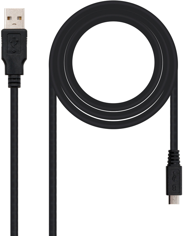 Picture of Picture of Cable USB 2.0 Nanocable USB-A/M para Micro-B/M 0.8 M