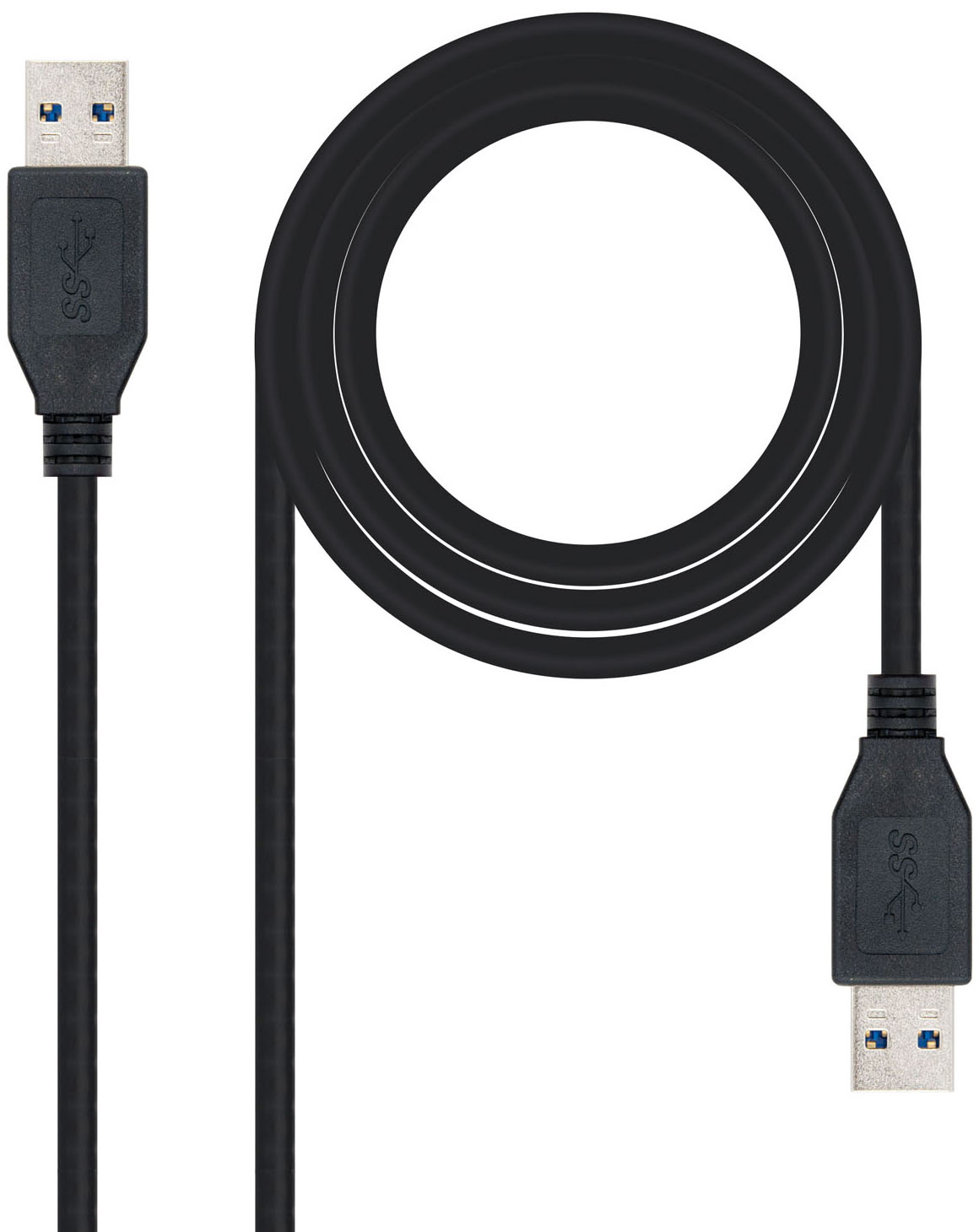 Picture of Picture of Cable USB 3.0 Nanocable USB-A M/M 1 M Negro