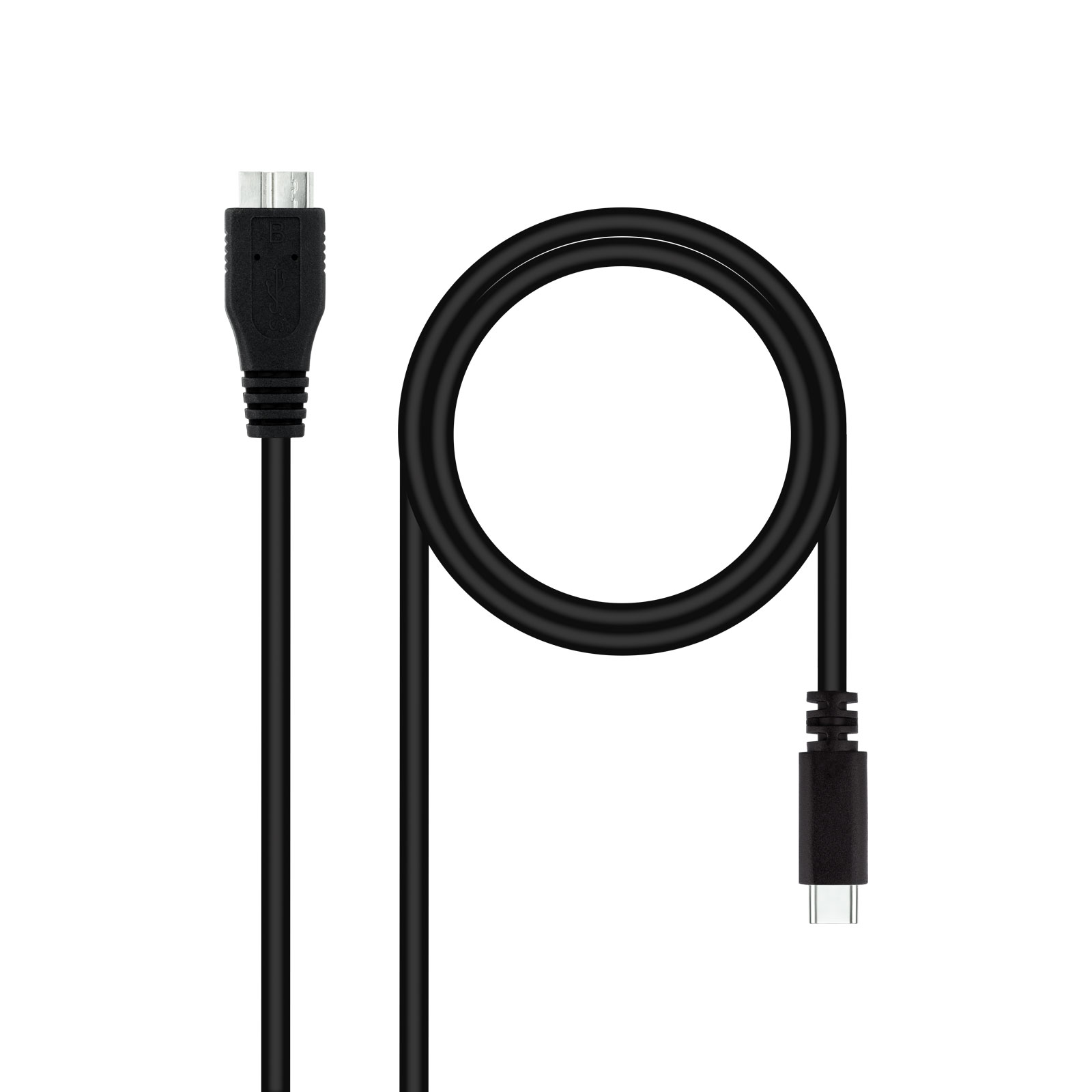 Picture of Picture of Cable USB 3.0 Nanocable USB-C/M-Micro USB-B/M 1 M Negro
