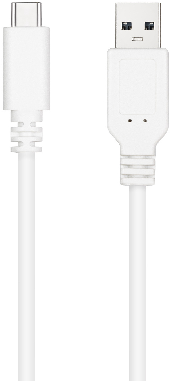 Picture of Picture of Cable USB 2.0 3A Nanocable USB-C/M para USB-A/M 0.5 M Blanco