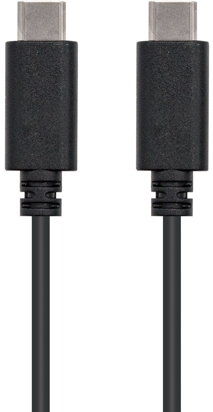 Picture of Picture of Cable USB 2.0 3A Nanocable USB-C M/M 2 M Negro