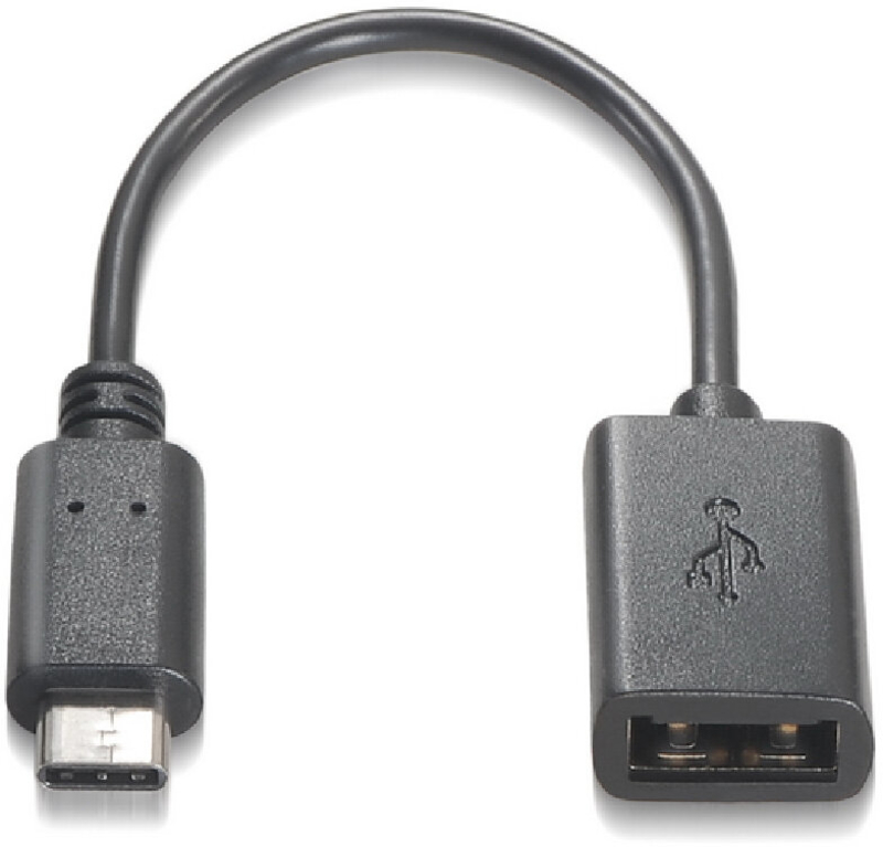 Picture of Picture of Cable USB 2.0 3A OTG Nanocable USB-C/M-A/F 15 CM Negro