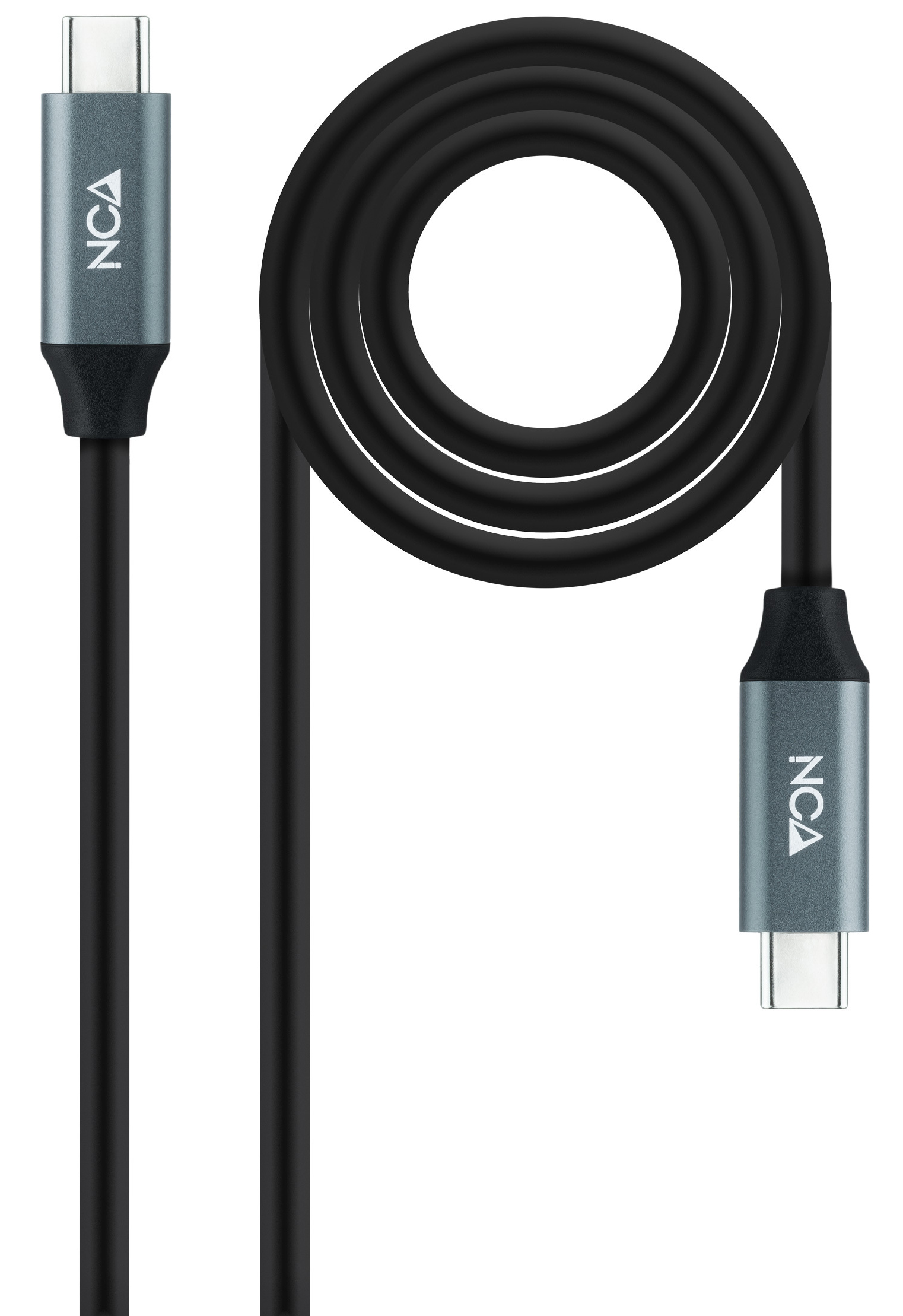 Picture of Picture of Cable USB 3.2 Gen2x2 Nanocable 20Gbps 5A/100W 4K@60Hz USB-C M/M 1.5 M Negro