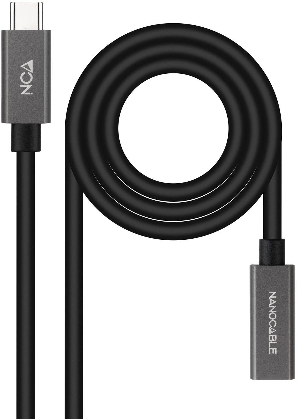 Picture of Picture of Cable USB 3.2 Gen2x2 Nanocable 4K/60Hz USB-C M/H 2 M