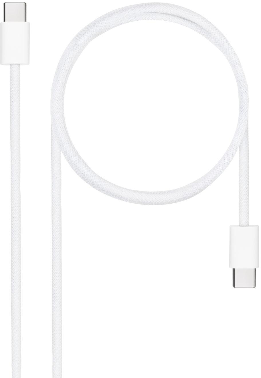 Picture of Picture of Cable USB 2.0 60W 3A Nanocable USB-C M/M 1 M Branco