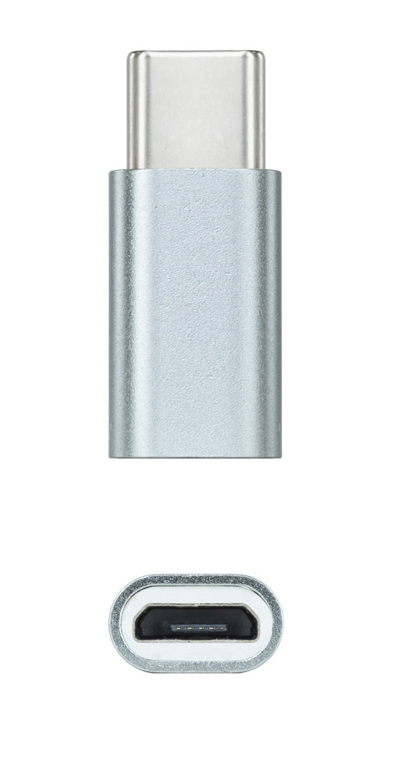 Picture of Picture of Adaptador USB-C NanoCable USB-C/M para USB-A/F Gris