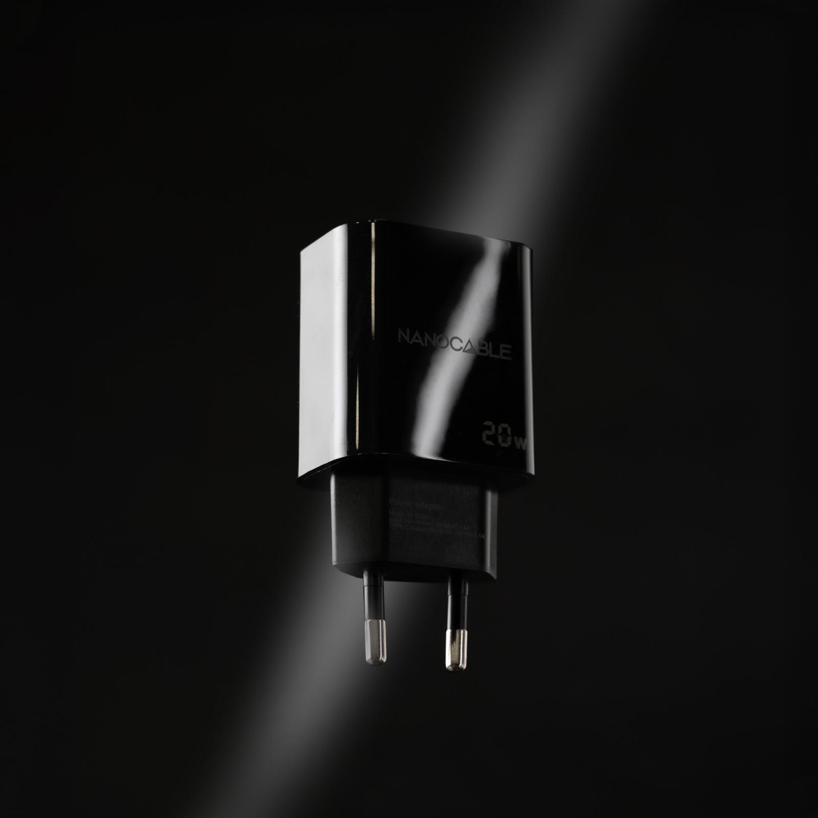 Picture of Picture of Cargador Nanocable USB-C PD 20W Negro