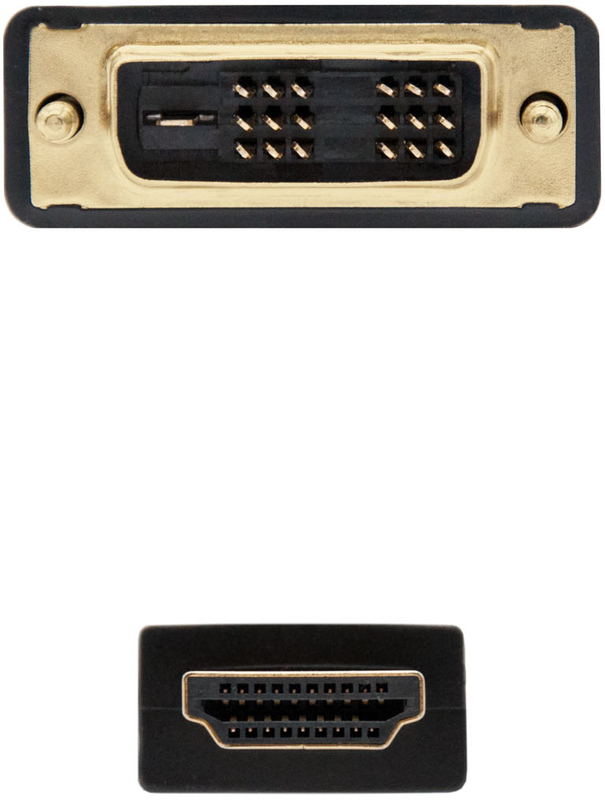 Nanocable - Cable DVI a HDMI NanoCable DVI18/1/M-HDMI A/M 1.8 M