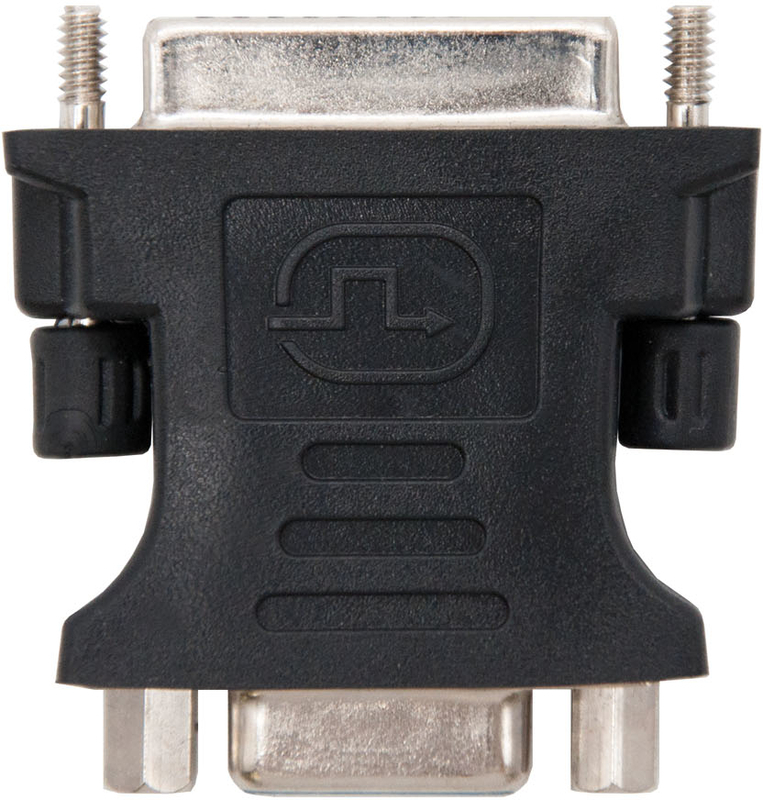 Picture of Picture of Adaptador NanoCable DVI 24/5/M para VGA/F Negro