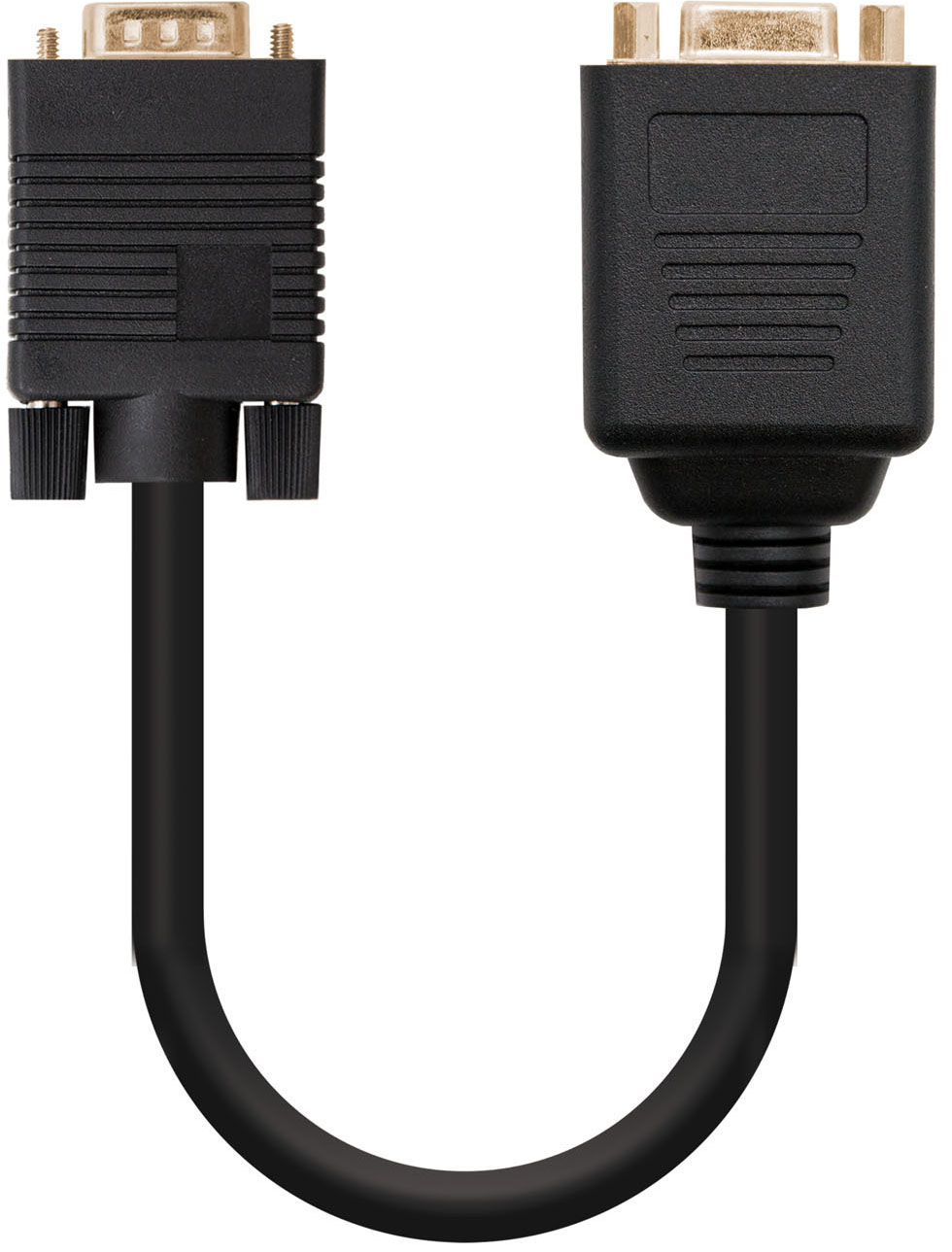 Picture of Picture of Cable Bifurcador NanoCable SVGA(3C/9), VGA/M-2xVGA/F 20 CM