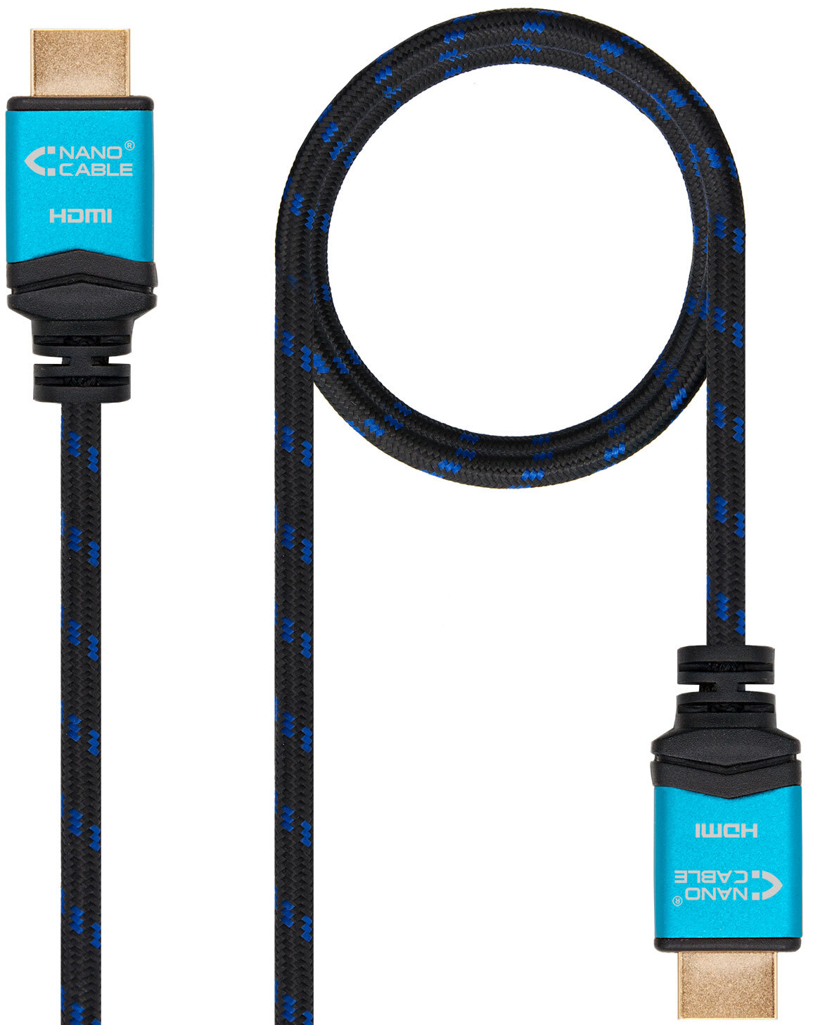 Picture of Picture of Cable HDMI V2.0 4K@60Hz 18Gbps NanoCable USB-A M/M 7 M Premium Negro