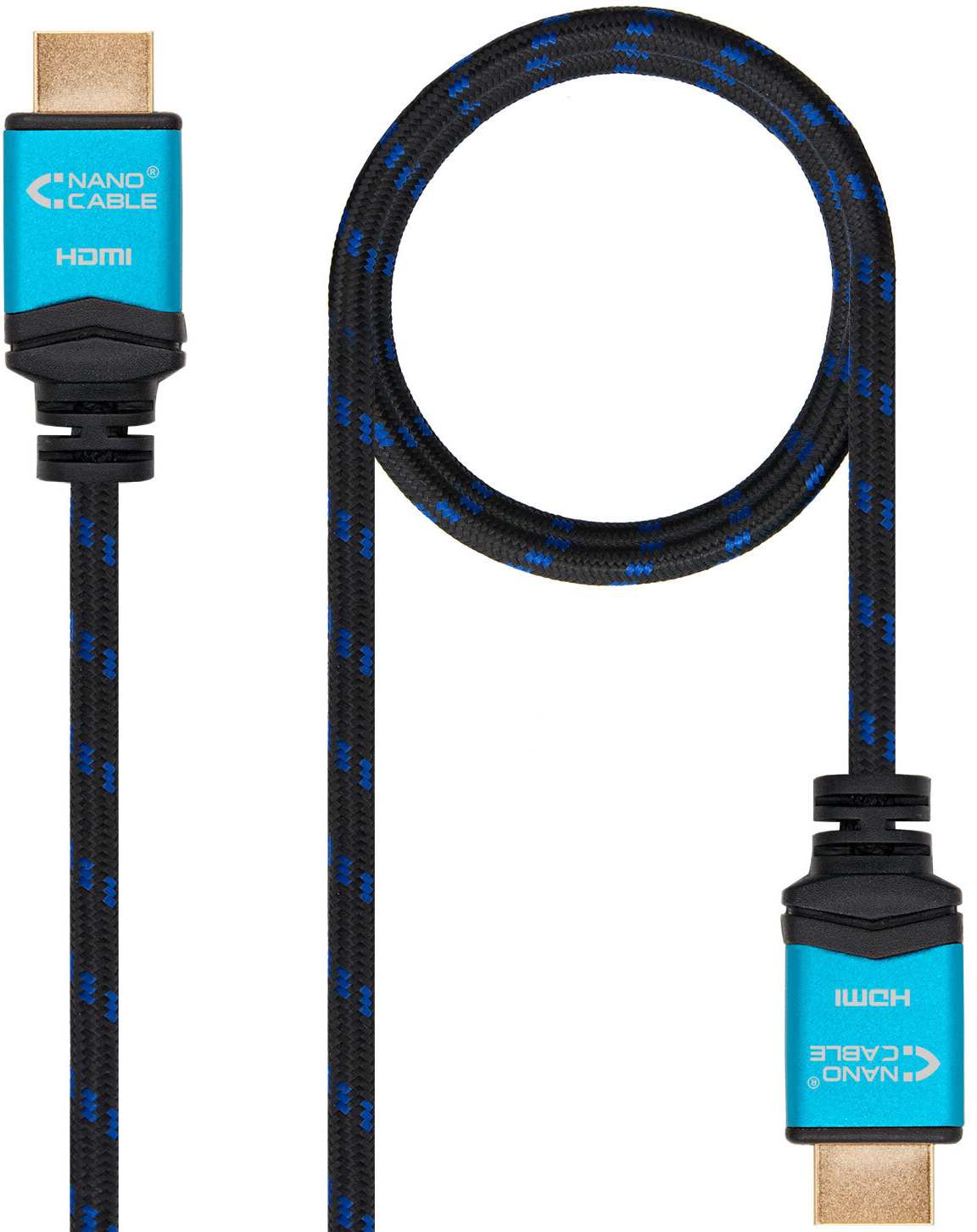 Picture of Picture of Cable HDMI V2.0 4K@60Hz 18Gbps NanoCable USB-A M/M 10 M Premium Negro