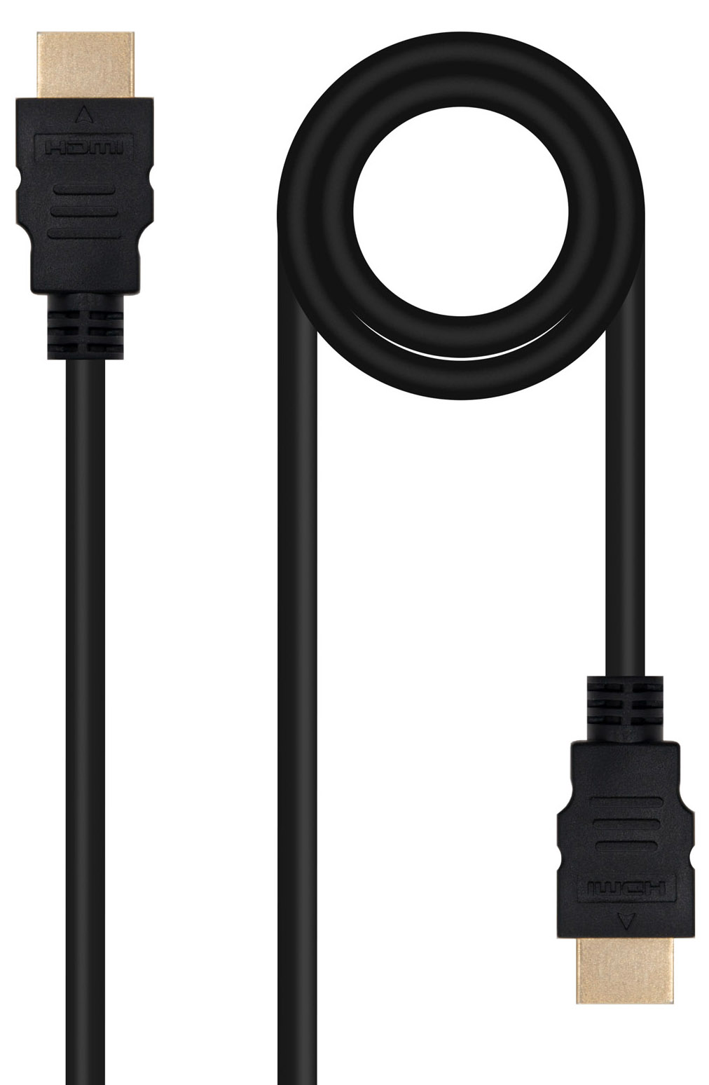 Picture of Picture of Cable HDMI V2.0 4K@60Hz 18Gbps NanoCable USB-A M/M 5 M Negro
