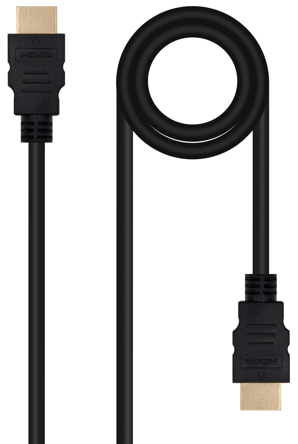 Picture of Picture of Cable HDMI V2.0 4K@60Hz 18Gbps NanoCable USB-A M/M 7 M Negro