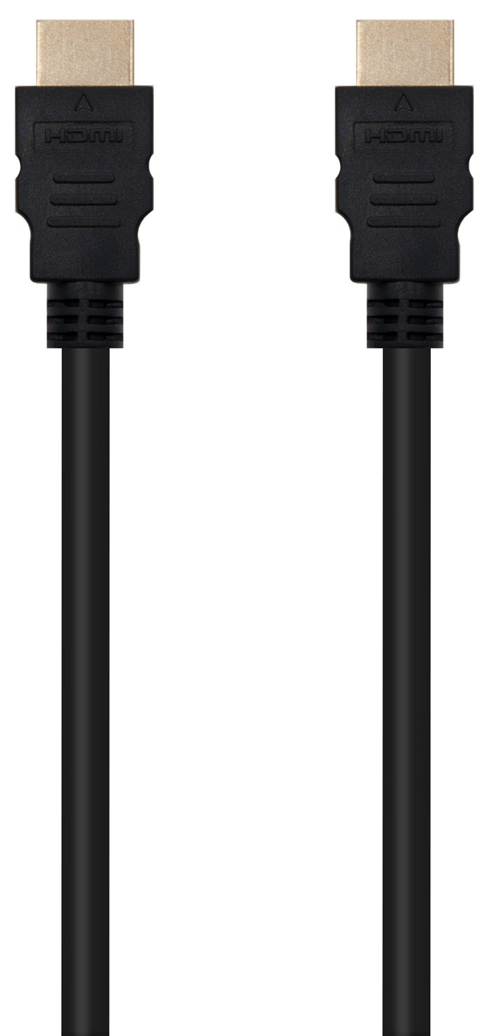 Picture of Picture of Cable HDMI V2.0 4K@60Hz 18Gbps NanoCable USB-A M/M 7 M Negro