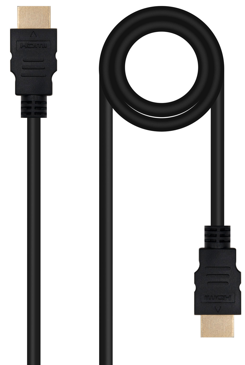 Picture of Picture of Cable HDMI V2.0 4K@60Hz 18Gbps NanoCable USB-A M/M 10 M Negro