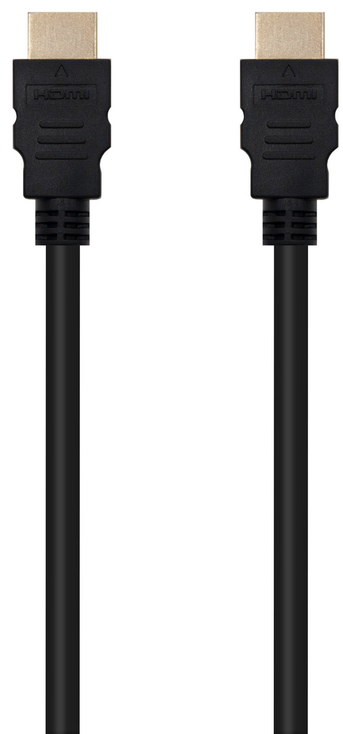 Picture of Picture of Cable HDMI V2.0 4K@60Hz 18Gbps NanoCable USB-A M/M 10 M Negro