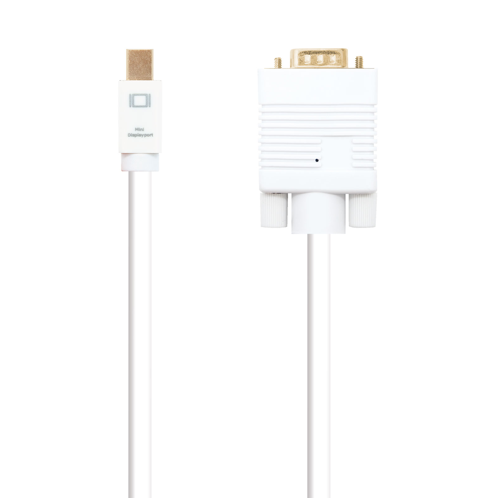 Picture of Picture of Cable Conversor NanoCable Mini DisplayPort/M para VGA/M 2 M Blanco