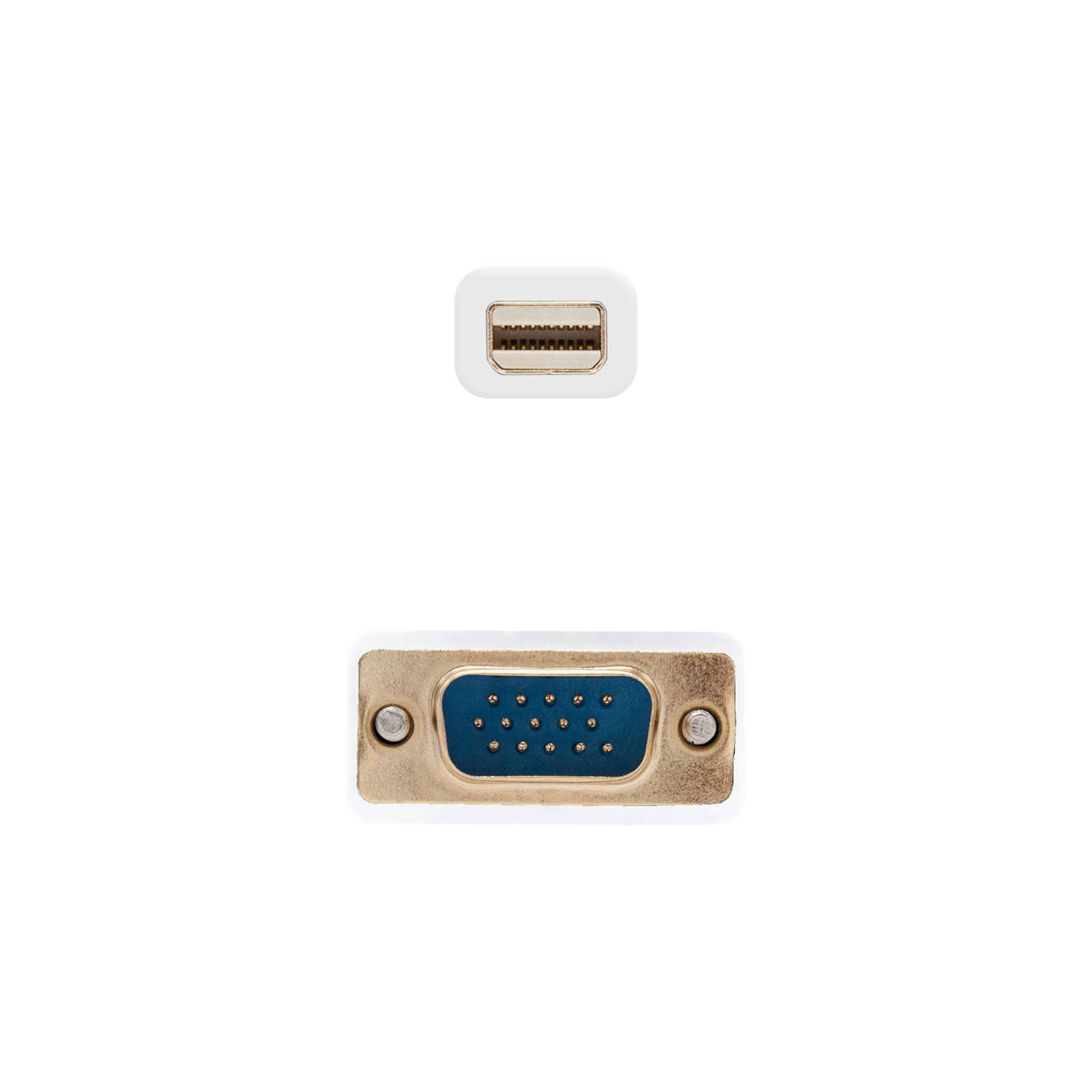 Nanocable - Cable Conversor NanoCable Mini DisplayPort/M para VGA/M 2 M Blanco