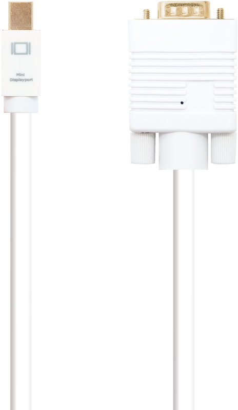 Picture of Picture of Cable Conversor NanoCable Mini DisplayPort/M para VGA/M 3 M Blanco