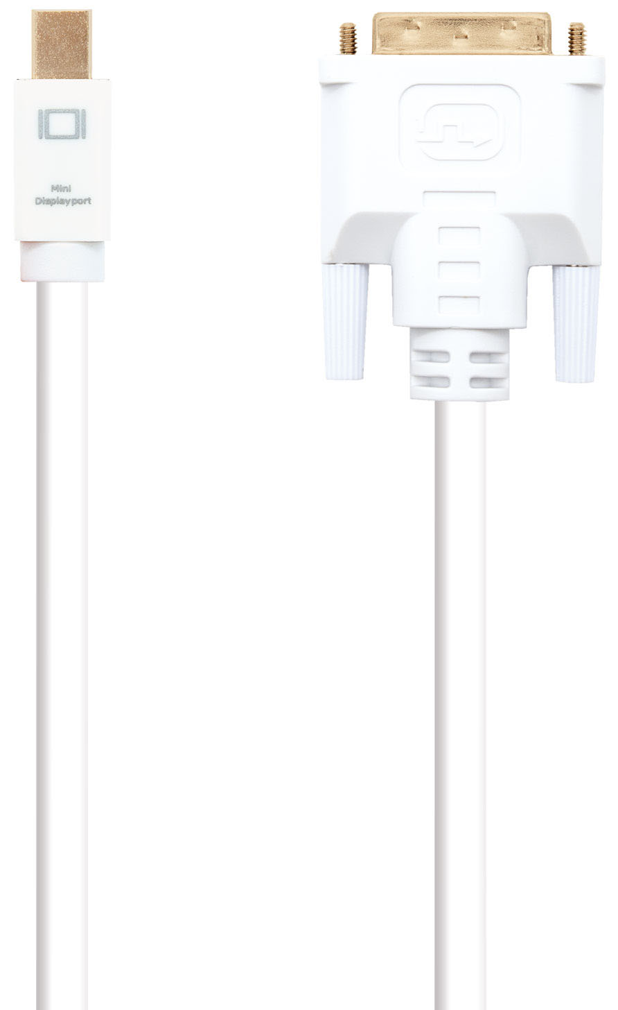 Picture of Picture of Cable Conversor NanoCable Mini DisplayPort/M para DVI/M 5 M Blanco