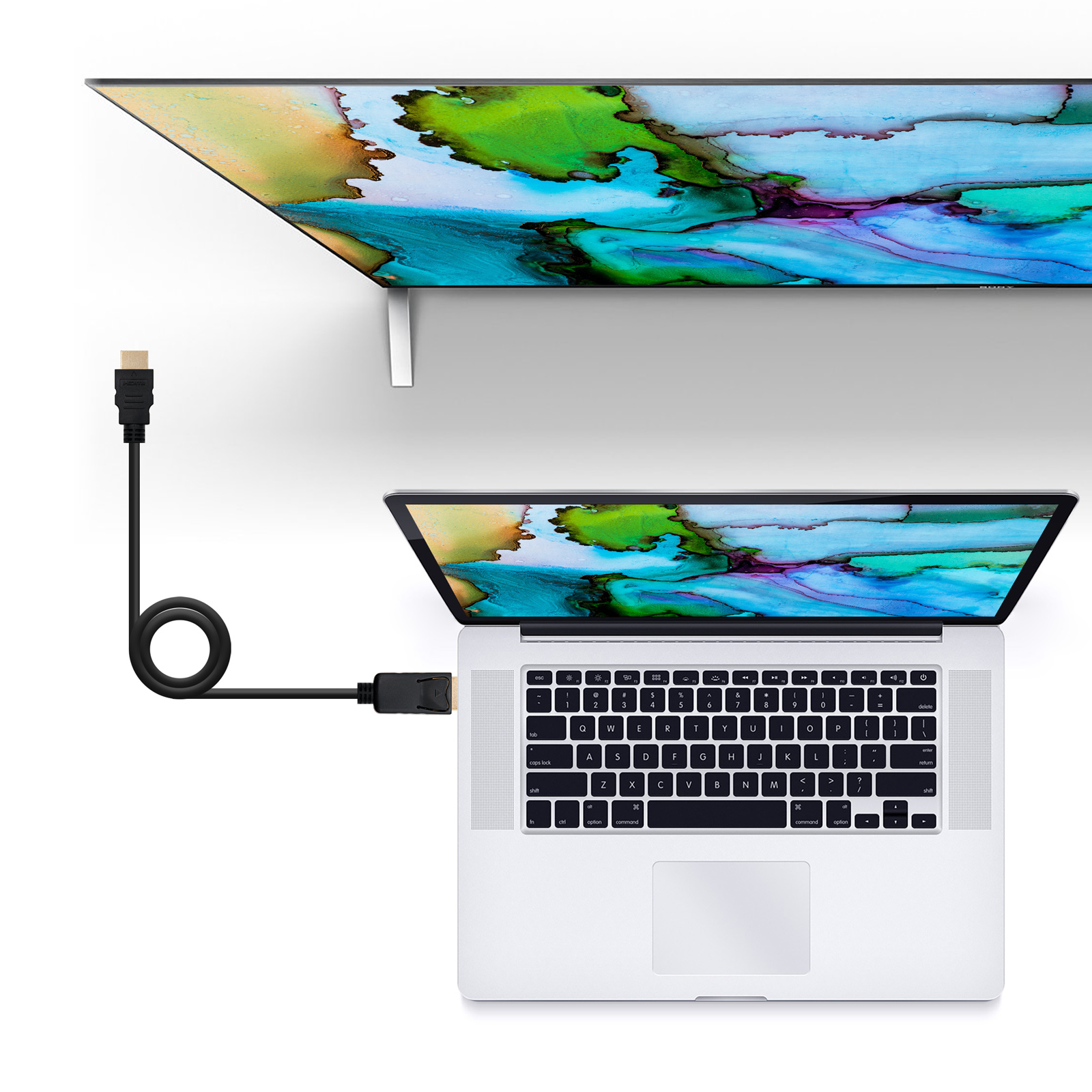 Nanocable - Cable Conversor Nanocable DP > HDMI