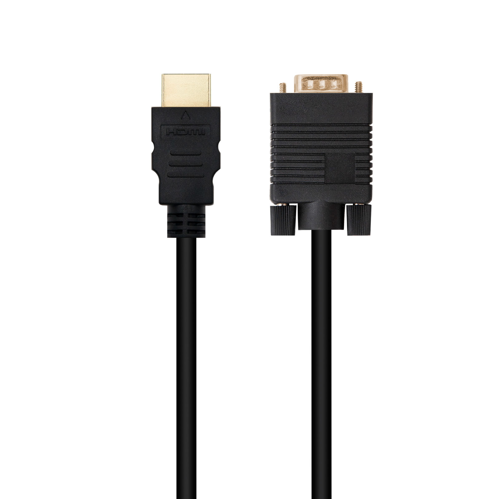 Picture of Picture of Cable Conversor Nanocable HDMI > VGA 1.8 M Negro